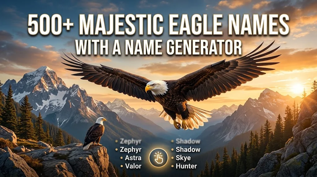 Majestic Eagle Names With a Name Generator