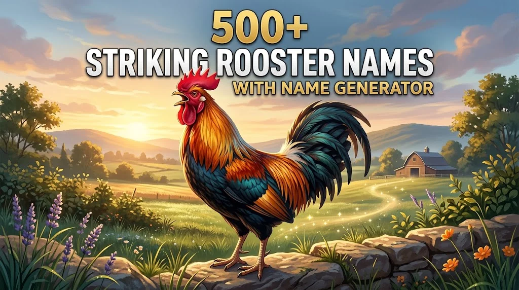 Striking Rooster Names With Name Generator
