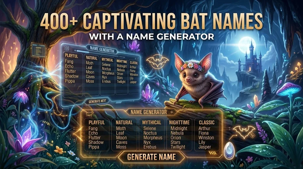Captivating Bat Names With a Name Generator