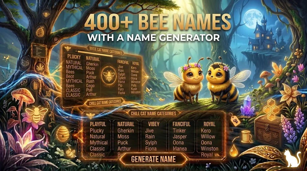 Bee Names With Name Generator