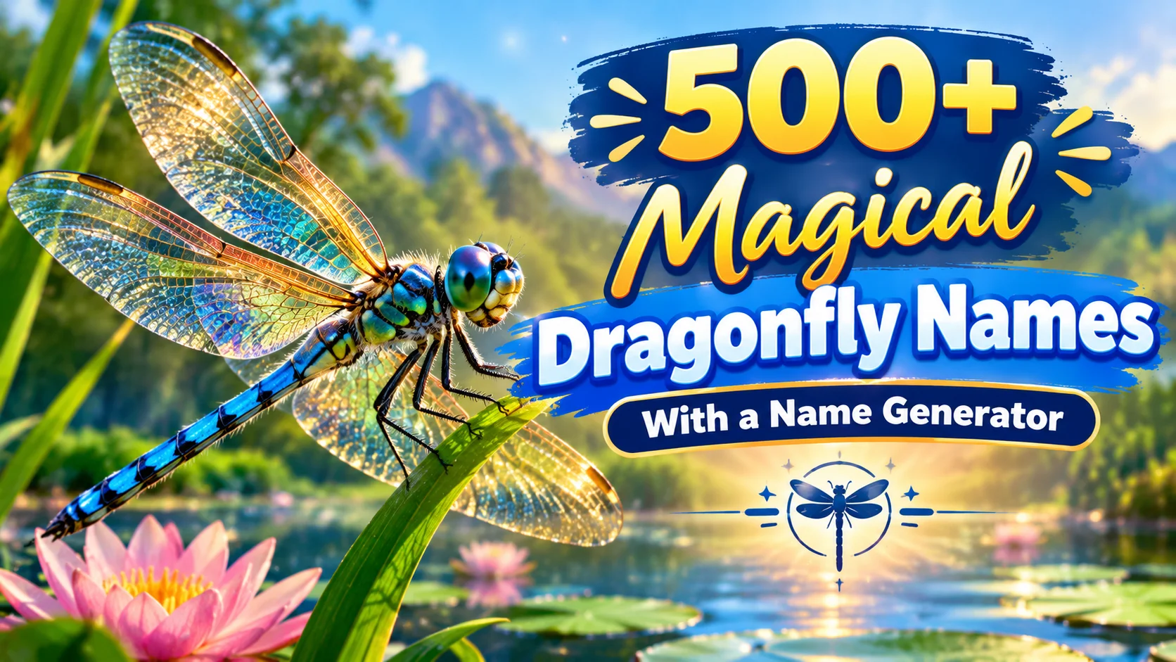 Magical Dragonfly Names With a Name Generator